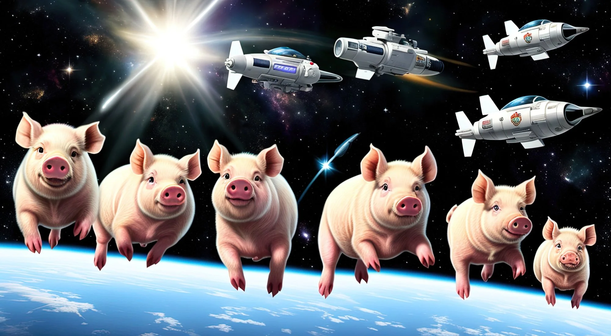Pigs in Hyperspace — syd9000 artwork